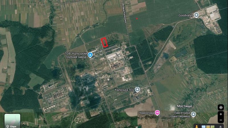Земельна ділянка площею 3 га поруч з ТОВ «Техмаш» у  промисловій зоні міста