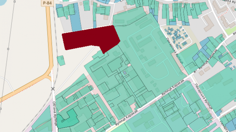 Земельна ділянка  площею 1,5 га в м. Калуш  вул. Пекарська, 5