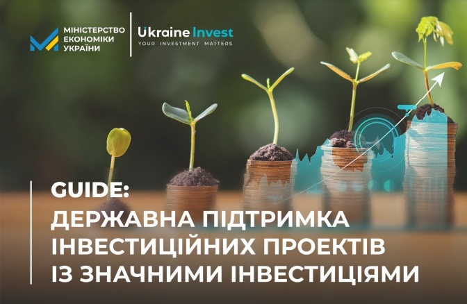 Державна підтримка інвестиційних проектів із значними інвестиціями в Україні