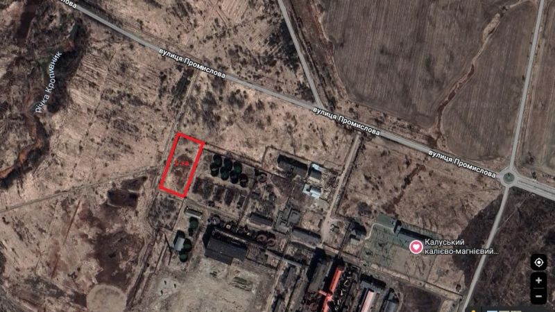 Земельна ділянка площею 1 га у промисловій зоні міста